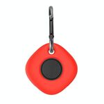 2 PCS Cassa protettiva in silicone tracker per Samsung Galaxy SmartTag (rosso)