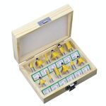 12 PCS / Set Lavorazione del legno Incisione Trimmer Trimmer utensile da taglio, modello: 8 Maniglia con scatola di legno