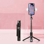 Telefono cellulare Tripod Bluetooth Telecomando Live Selfie Stick, Specifica: P96D2 Doppia luce