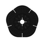 2 PCS Car Wiper Foro Copertura protettiva in silicone, dimensione fisica: piccolo foro (nero)