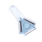 2 PCS 3 in 1 peeler verdure e frutta peeling (blu)