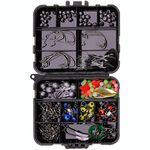 213 PCS / set Set di accessori per gancio per calamari (026 scatola nera)