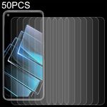 50 PCS 0.26mm Film in vetro temperato 9h 2.5D per OPPO K9X