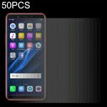 50 pz 0.26mm 9h 2,5D film in vetro temperato per Youth OPPO F7