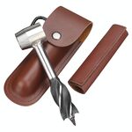 Outdoor Survival Punch Drill Bit Tool Set(Brown)