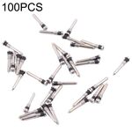 100 pezzi Viti da porta di ricarica per iPhone 13 Pro Max (argento)