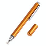 Penna stilo capacitivo del dischi in silicone universale (oro)