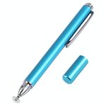 Penna stilo capacitivo del dischi del disco in silicone universale (blu del cielo)