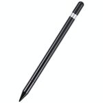 PT360 2 in 1 Penna stilo del disco del disco del silicone universale con funzione comune della penna di scrittura (nero)