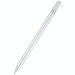 PT360 2 in 1 Penna stilo del dischi del dischi in silicone universale con la funzione comune della penna di scrittura (argento)
