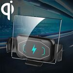 Solto di ricarica wireless S15 15W QI Magnetic Car per telefono a schermo pieghevole (nero)