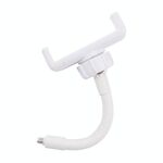 Pulluz Porta a clip flessibile con base di serraggio (bianco)