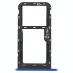 Vassoio della scheda SIM + vassoio della scheda micro SD per ZTE BLADE A51 (blu)