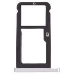 Vassoio della scheda SIM + vassoio della scheda micro SD per ZTE BLADE ZMAX PRO / Z981 (argento)