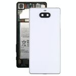 Per Sony Xperia 8 Cover posteriore della batteria con cornice centrale e copriobiettivo della fotocamera (argento)