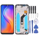 Schermo LCD originale per Tecno Spark Go 2020 / Spark 6 Go KE5J Digitizer Assemblaggio completo con cornice