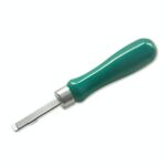 Guarda il coperchio posteriore che toccando l'apertura dell'orologio del coltello, Stile: Maniglia verde Dual Uso