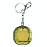 Custodia protettiva per auricolari del modello del diamante del PC per i germogli della galassia del Samsung in diretta / dei boccioli 2 / germogli Pro (giallo trasparente)