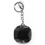 Custodia protettiva per auricolari del modello del diamante del PC per i germogli della galassia del Samsung Live / BUDS 2 / BUDS PRO (nero elettroplated nero)