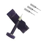 3 PCS Metallo regolabile in altezza Guarda la banda di collegamento Pin Remover (nero)