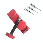 Rimozione del perno del pin del collegamento della banda dell'altezza regolabile in metallo 3 PCS (rosso)