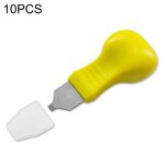 10 PZ Guarda il coperchio posteriore Tapping Coltello Opinitore, Stile: Giallo Stretto Bocca
