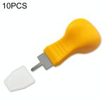 10 PZ Guarda il coperchio posteriore Tapping Coltello Guarda, Stile: Arancione Bocca piatta a lama