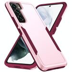 Per Samsung Galaxy S22 + 5G PIONEER ARMOR Heavy Duty PC + Cassa del telefono TPU (rosa)