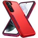 Per Samsung Galaxy S22 + 5G PIONEER ARMOR Heavy Duty PC + custodia per telefono TPU (rosso)