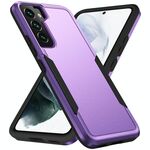 Per Samsung Galaxy S22 + 5G PIONEER ARMOR Heavy Duty PC + Cassa del telefono TPU (Purple Black)