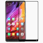 Obiettivo in vetro esterno a schermo frontale con Adesivo ottico OCA per Xiaomi Mix 2 (nero)