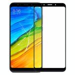 Obiettivo in vetro esterno a schermo frontale con Adesivo otticamente chiaro OCA per Xiaomi Redmi Nota 5 (Nero)