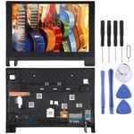 Schermo LCD OEM per Lenovo Yoga Tab 3 (10 pollici) YT3-X50, YT3-X50F, YT3-X50M Digitizer Assemblaggio completo con cornice (nero)