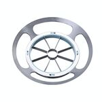 Divisore di frutta di mele rotondo in acciaio inox, colore: 8 taglio (blu)
