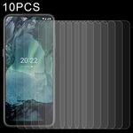 Pellicola in vetro temperato da 10 pezzi 0.26mm 9h 2.5D per Nokia G21 / G11