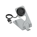 Per Huawei Watch GT Runner Base in metallo magnetico rotabile (grigio)