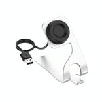 Per Huawei Watch GT2 Pro Base in metallo magnetico a rotazione (argento)