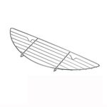 304 Acciaio inossidabile Camping BBQ Frying Pan Rack a vapore, Dimensioni: 37x11cm