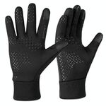 Guanto anti-slip di velluto sportivo all'aperto, Dimensioni: XL (nero)
