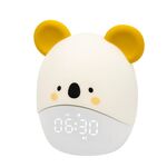 Cartoon Animal LED Smart Slead Orologio da letto Mini Lampada da letto (Kaura Bear)