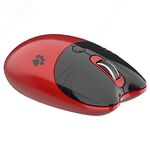 M3 3 Tasti Cute Laptop Silent Laptop Wireless Mouse, Specifiche: versione wireless Bluetooth (rosso)
