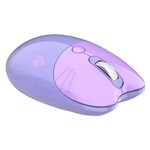 M3 3 Tasti Cute Laptop Laptop Wireless Mouse, Specifiche: versione wireless Bluetooth (viola)