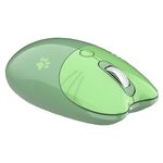 M3 3 Tasti Cute Laptop Silent Laptop Mouse wireless, Specifiche: versione wireless Bluetooth (verde)