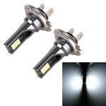 2 PCS H7 DC12V-24V / 12W / 3000K / 800LM 12LEDS SMD-3030 Auto LED fendinebbia (luce bianca)