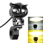 ZH-1584A1 Doppia lampada impermeabile esterna per tallone LED Faro del faro Gufo Dragon Type