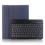 A08B Custodia in pelle per tastiera Bluetooth con supporto e slot a penna TPU per Samsung Galaxy Tab A8 10.5 2021 SM-X205 / SM-X200 (blu)