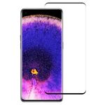 Film di vetro temperato a schermo intero curvo 3D per OPPO Trova X5 (nero)