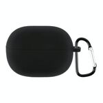 Per Xiaomi Redmi Buds 3 Lite Custodia protettiva per auricolari in silicone con gancio (nero)