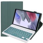 A220 Candy Color TPU TPU Custodia Bluetooth Bluetooth Bluetooth con staffa per Samsung Galaxy Tab A7 Lite 8.7 T220 / T225 (verde scuro)