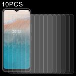 Pellicola in vetro temperato da 10 pezzi da 0,26 mm 9h 2.5D per Nokia C21 Plus